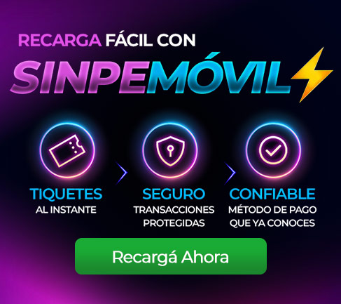 Recarga fácil con SINPE Móvil